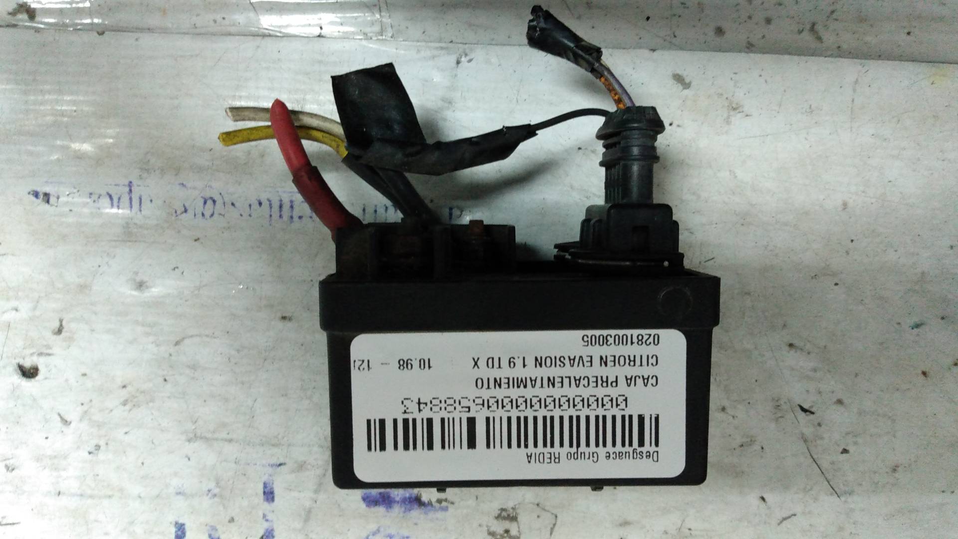 SUBARU Evasion 1 generation (1994-2002) Relays 0281003005 21276146