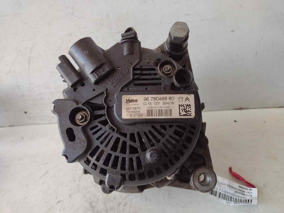 FIAT Scudo 2 generation (2007-2016) Alternator 9678048880 21296182