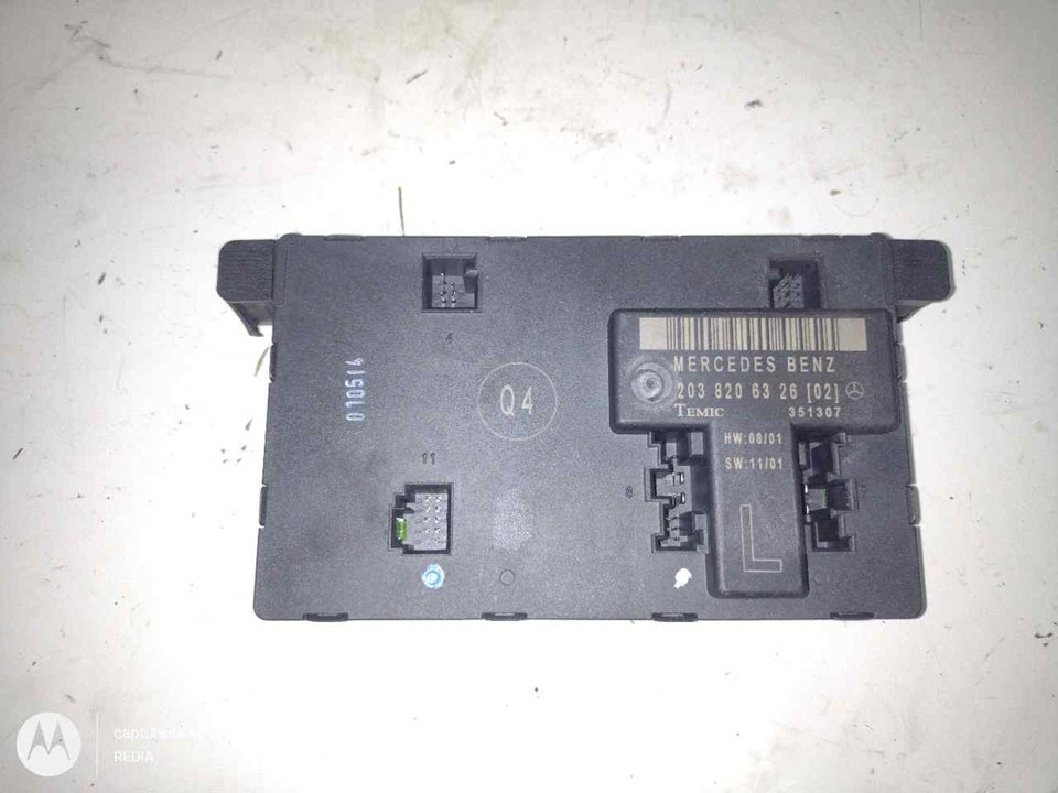 MERCEDES-BENZ C-Class W203/S203/CL203 (2000-2008) Other Control Units 2038206326 21293189