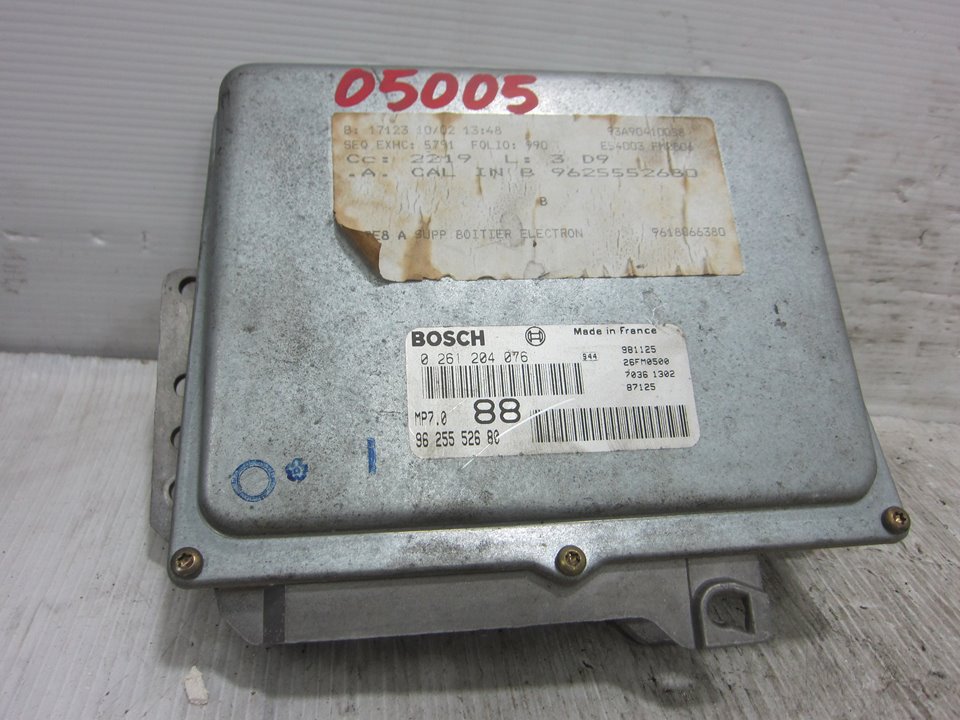 PEUGEOT 406 1 generation (1995-2004) Engine Control Unit ECU 9625552680 24962487