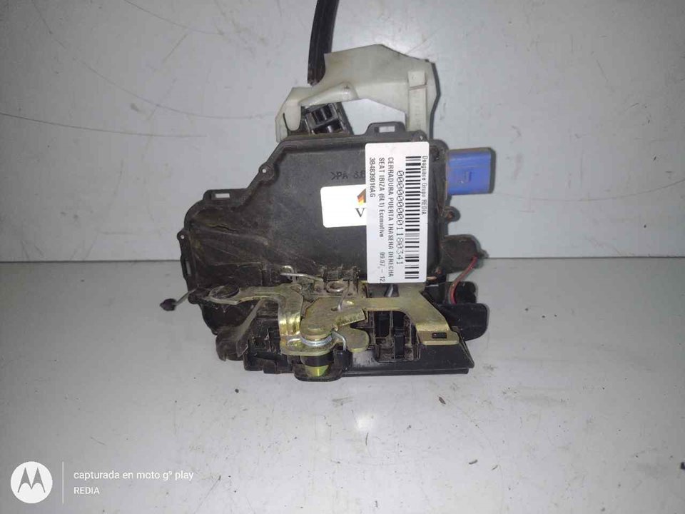 SEAT Cordoba 2 generation (1999-2009) Rear Right Door Lock 3B4839016AG 21294017