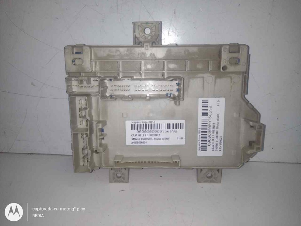 SMART Forfour 1 generation (2004-2006) Saugiklių dėžė A4545400024 21277447