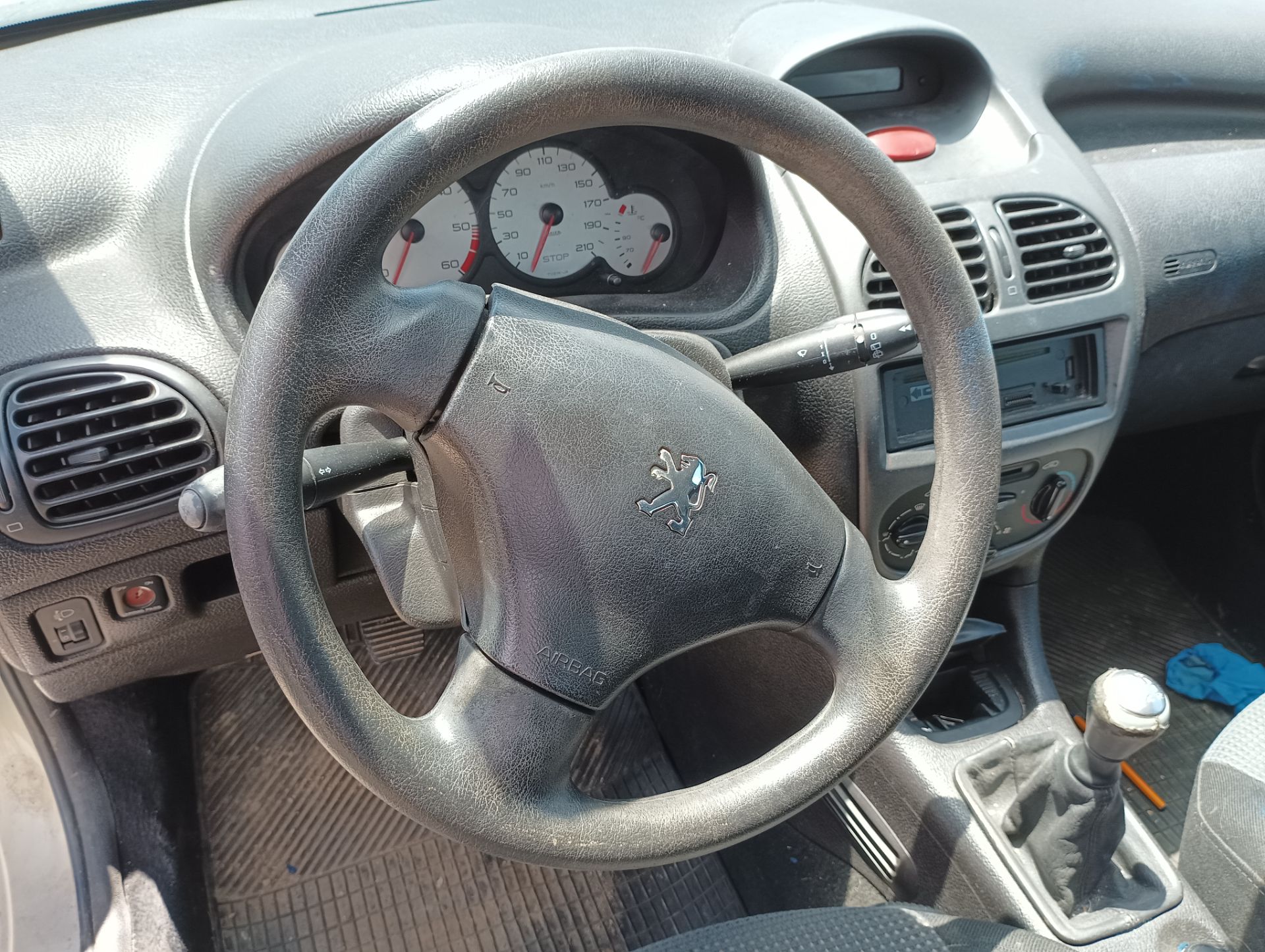 PEUGEOT 206 1 generation (1998-2009) Steering Wheel 25427787