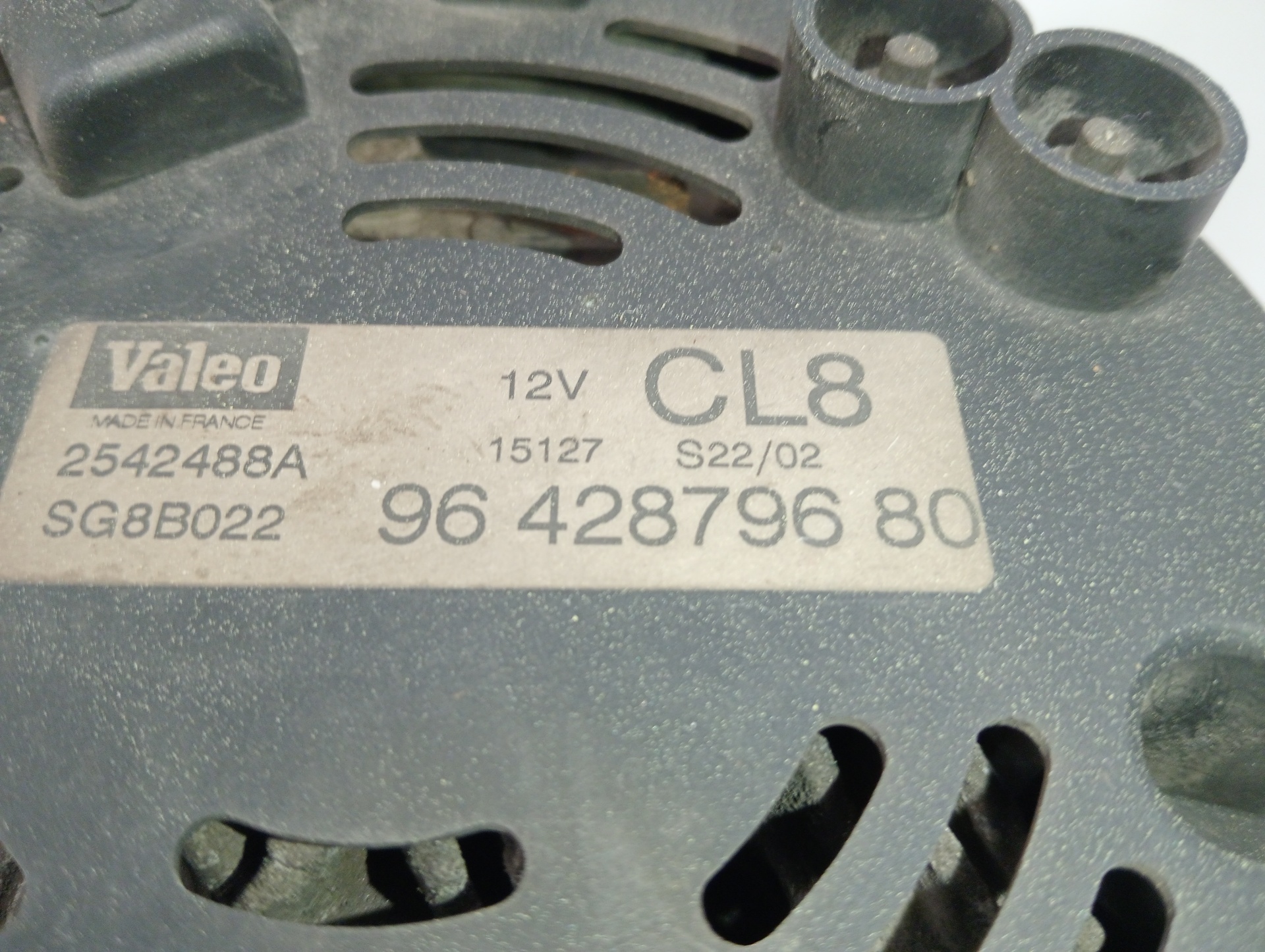 Alternador NFU 9642879680 de Citroen C3 i (fc_, fn_) 2002-2007 - pieza usada