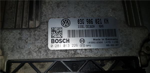 VOLKSWAGEN Golf 5 generation (2003-2009) Muut ohjausyksiköt 03G906021KH,0281013226 21652952