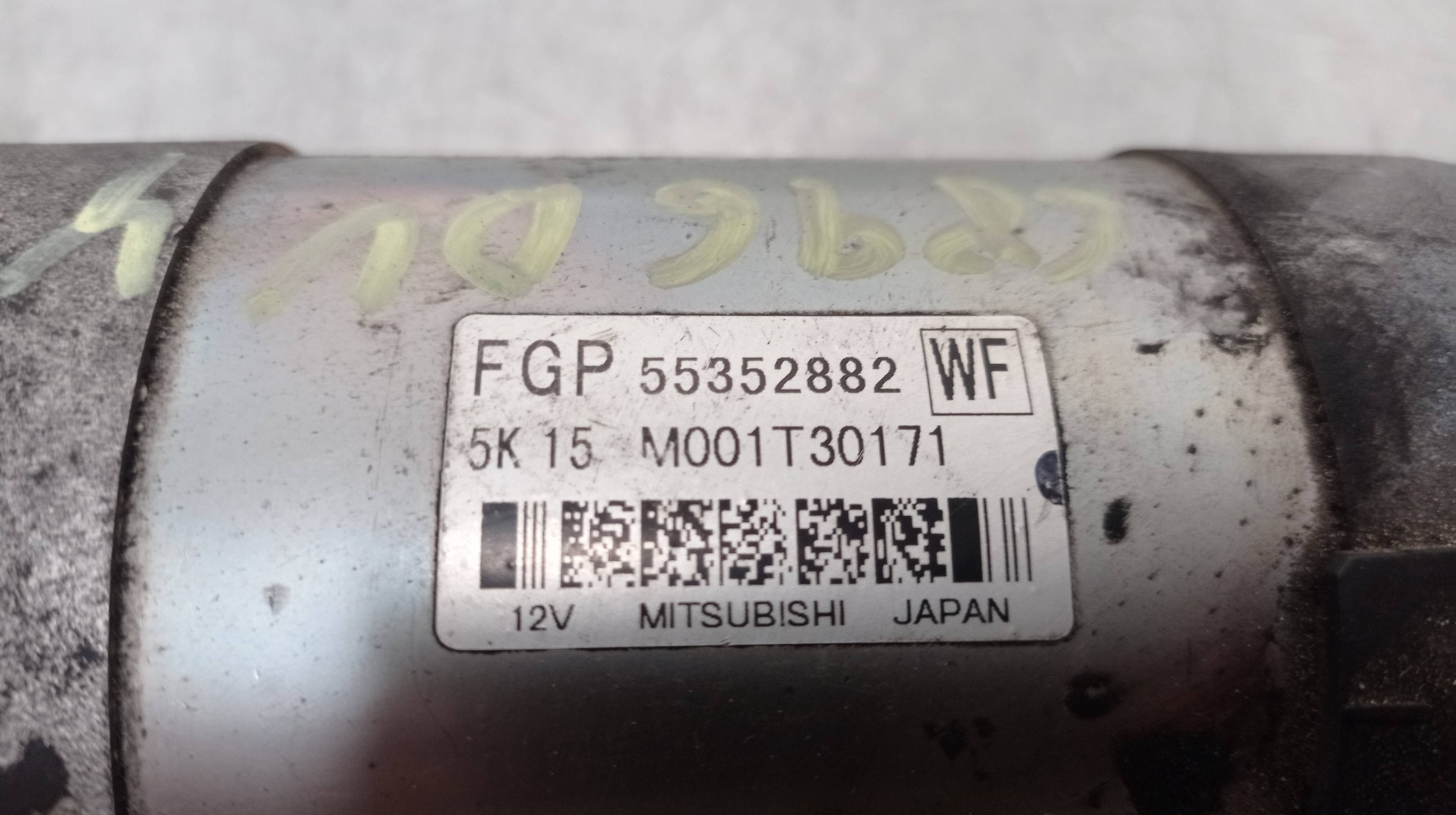 Démarreur Z19DTH 55352882 de Opel Zafira / zafira family b (a05) 2008-2012 150 CV - pieza usada