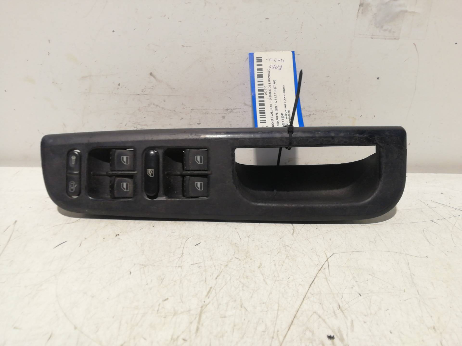 VOLKSWAGEN Bora 1 generation (1998-2005) Front Left Door Window Switch 1J4959857D,1J4959857D 20861782