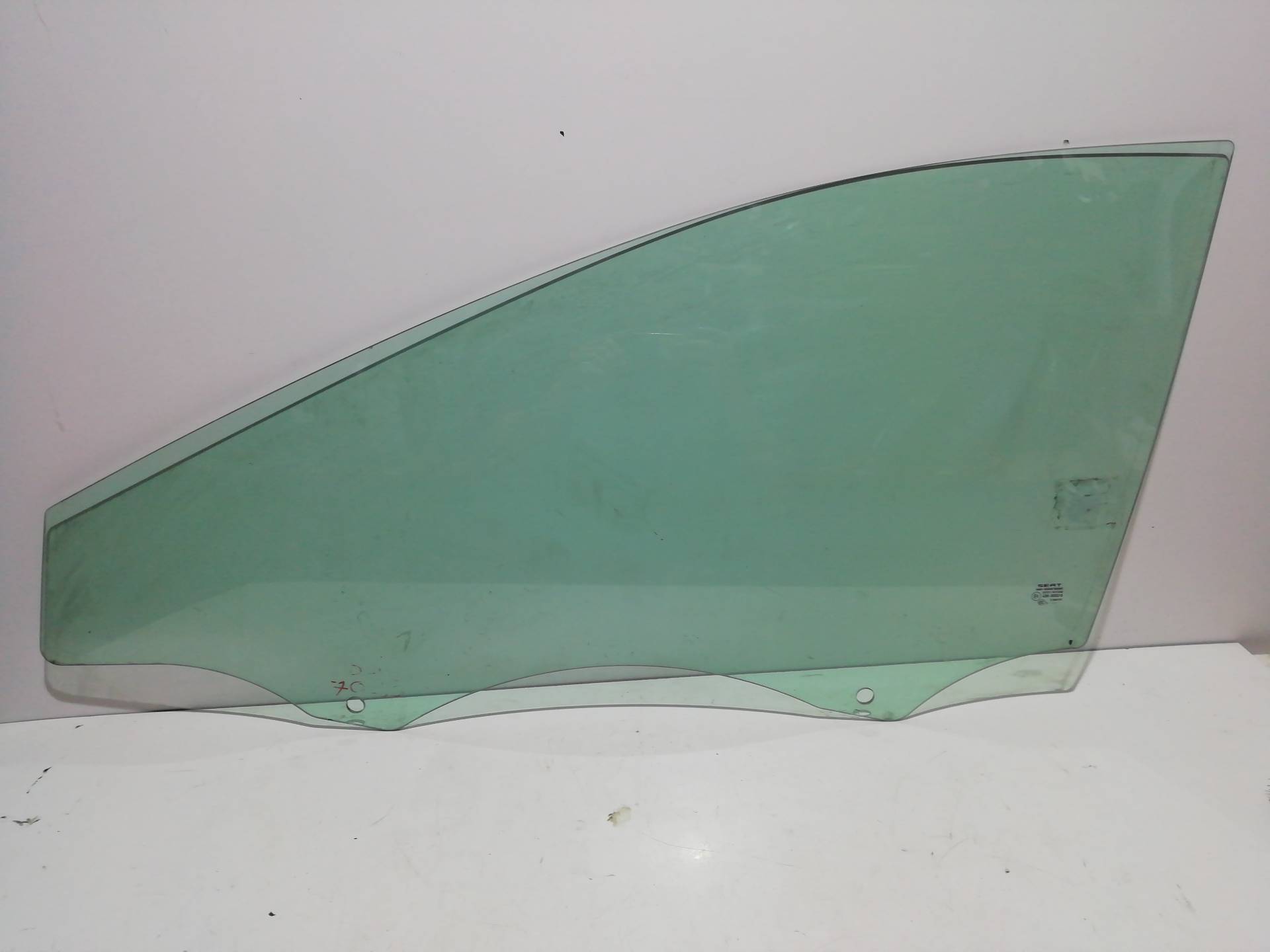 SEAT Toledo 3 generation (2004-2010) Priekšējais kreisais durvju stikls 43R000016, 43R000016 20866911