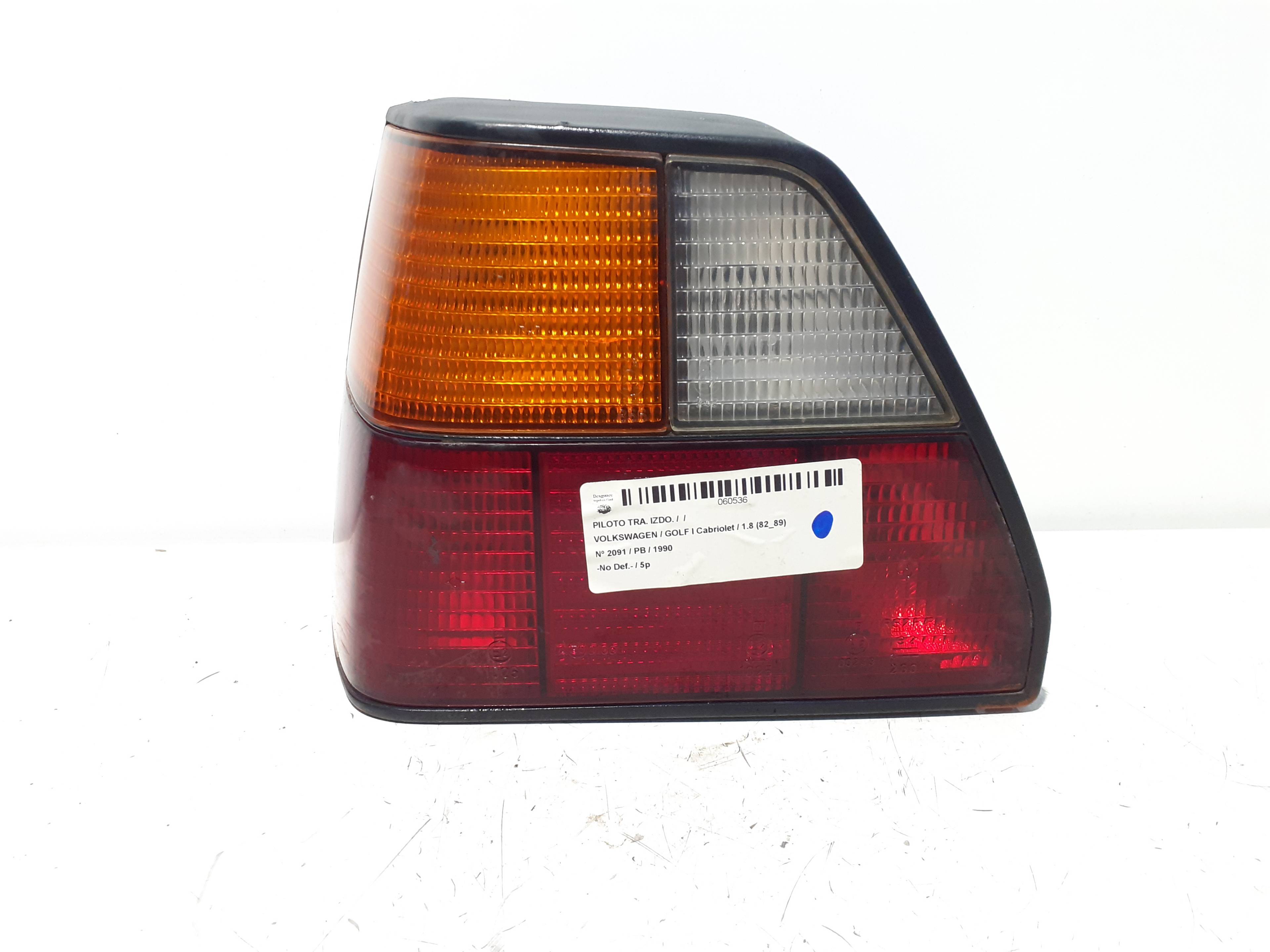 VOLKSWAGEN Golf 2 generation (1983-1992) Rear Left Taillight 191945257,191945257,191945257 20846256