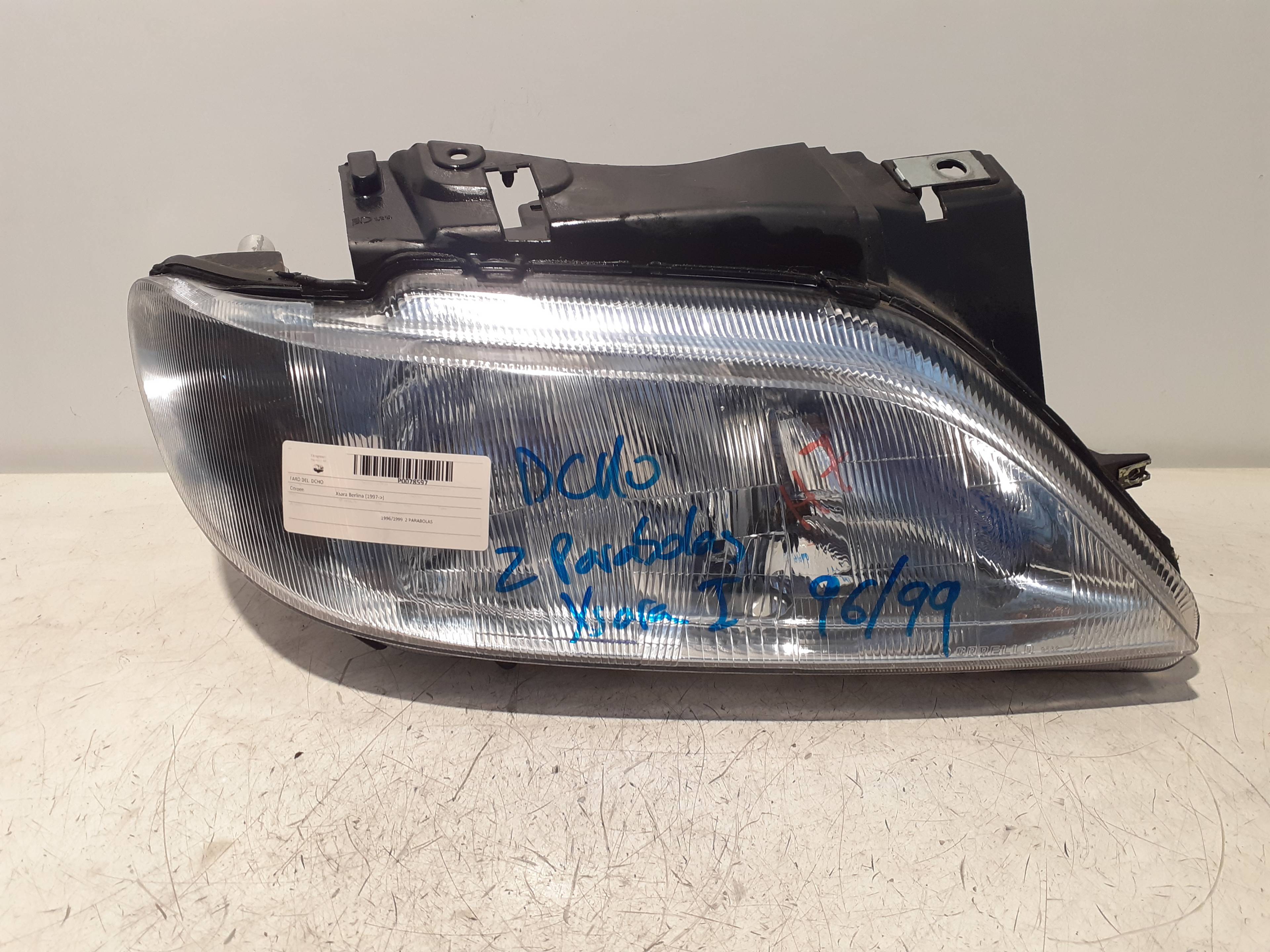 OPEL Xsara 1 generation (1997-2004) Front Right Headlight 37540749,37540749,37540749 20853401