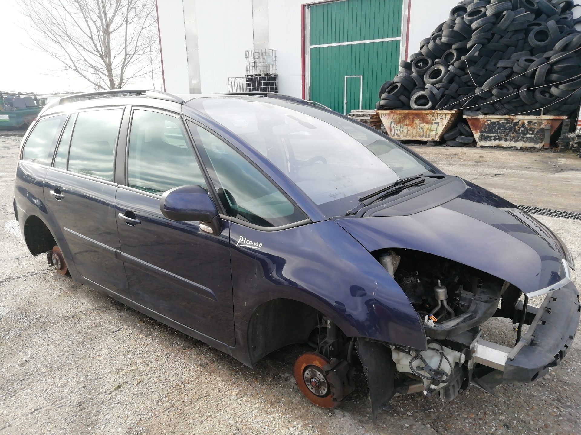 CITROËN C4 Picasso 1 generation (2006-2013) Левая противотуманка переднего бампера 9685504980 20854624