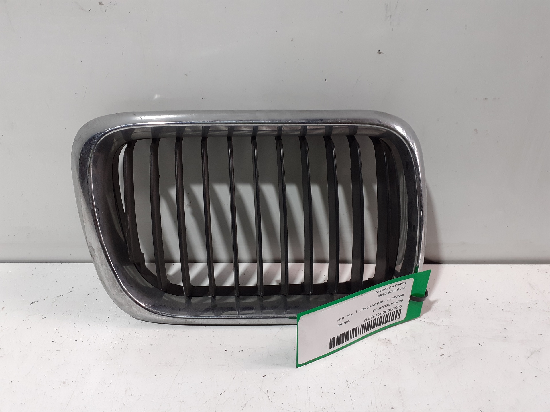 VAUXHALL 3 Series E46 (1997-2006) Radiator Grille 511370305490,511370305490 20858965