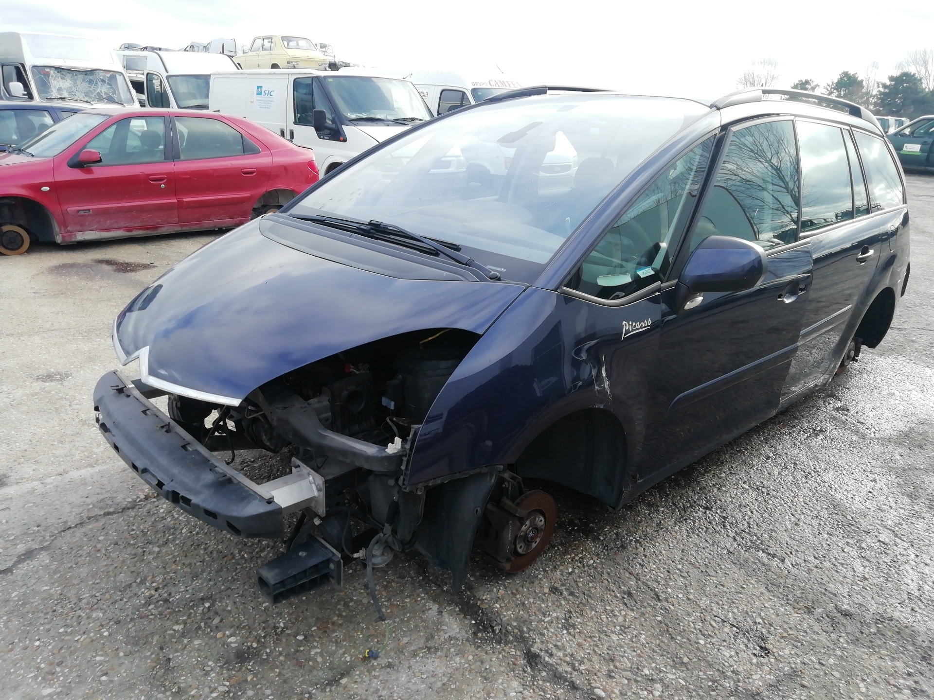 CITROËN C4 Picasso 1 generation (2006-2013) Левая противотуманка переднего бампера 9685504980 20854624