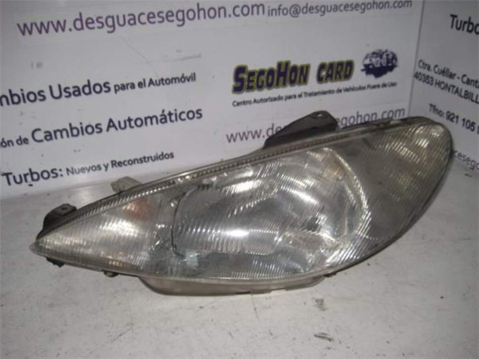 PEUGEOT 206 1 generation (1998-2009) Front Left Headlight 89001963 20847718