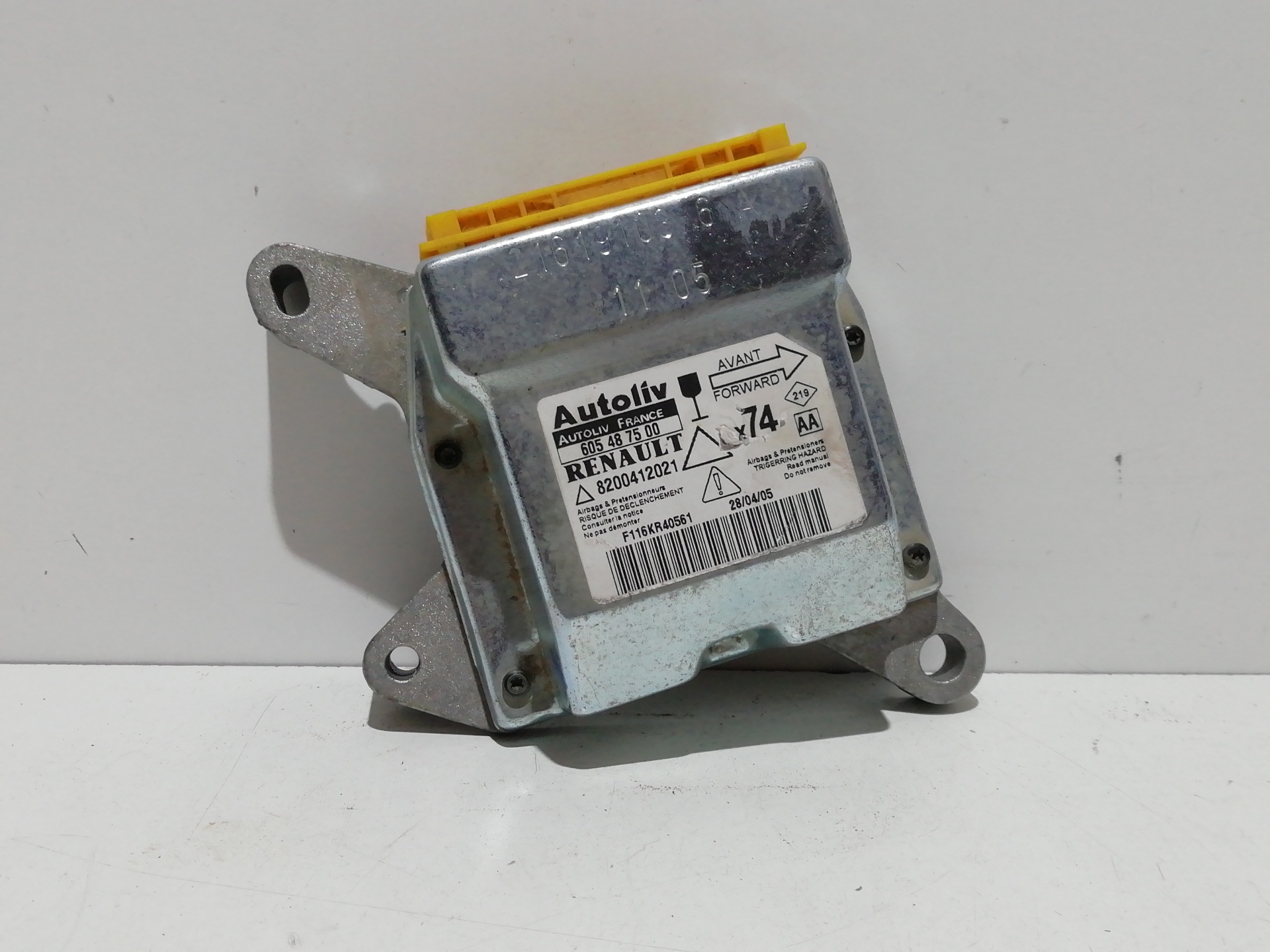 RENAULT Laguna 2 generation (2001-2007) SRS Control Unit 8200412021, 8200412021 20712711