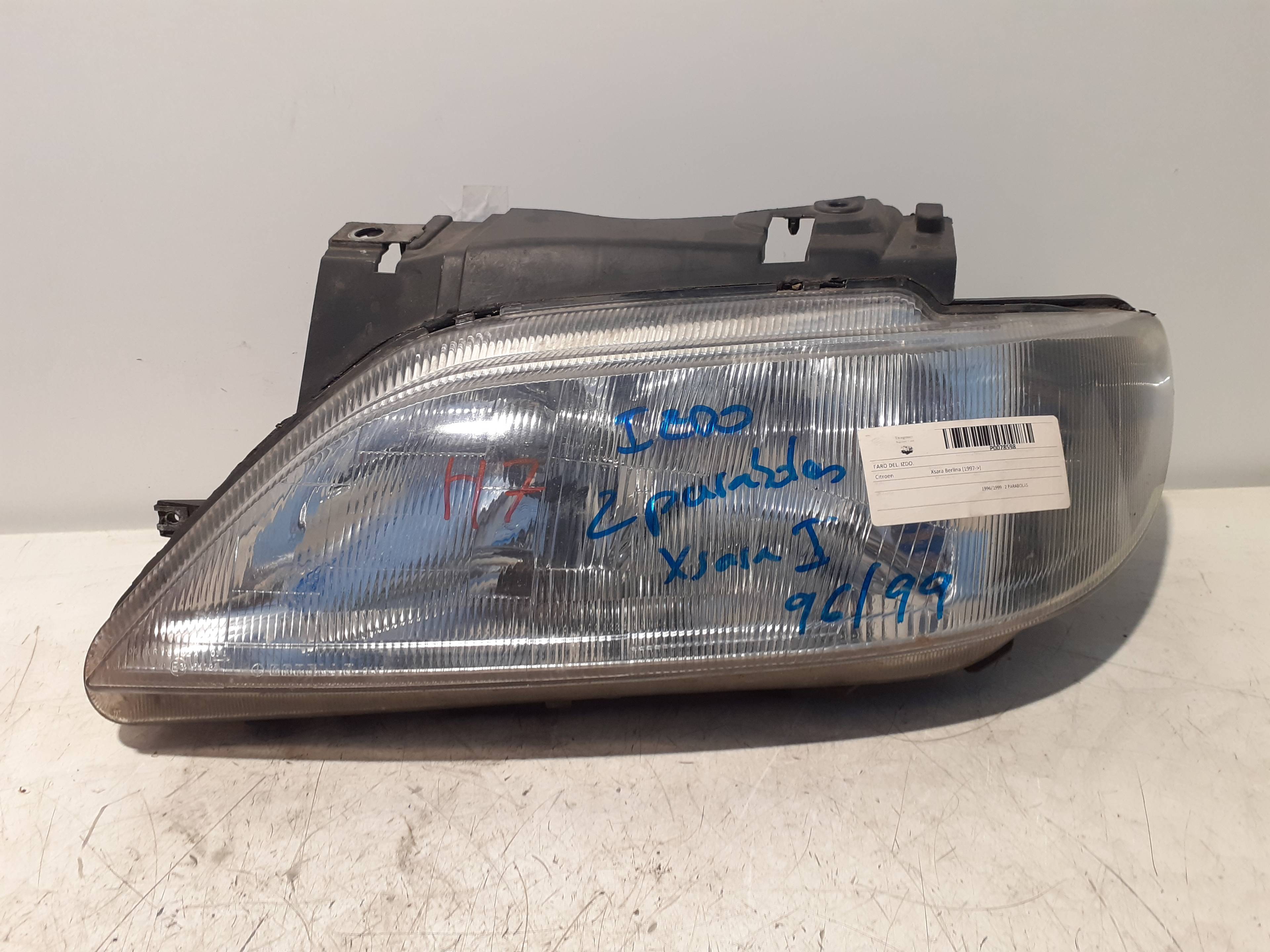 OPEL Xsara 1 generation (1997-2004) Front Left Headlight 20853409