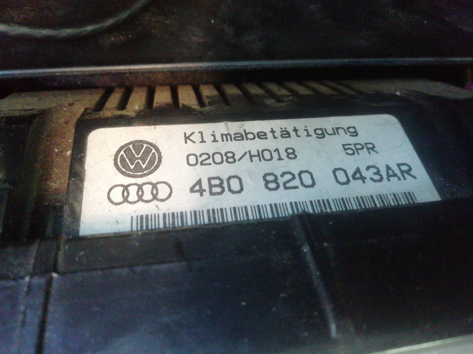 AUDI A3 8L (1996-2003) Блок клімат-контролю 4B0820043AR,4B0820043AR,4B0820043AR 20863168