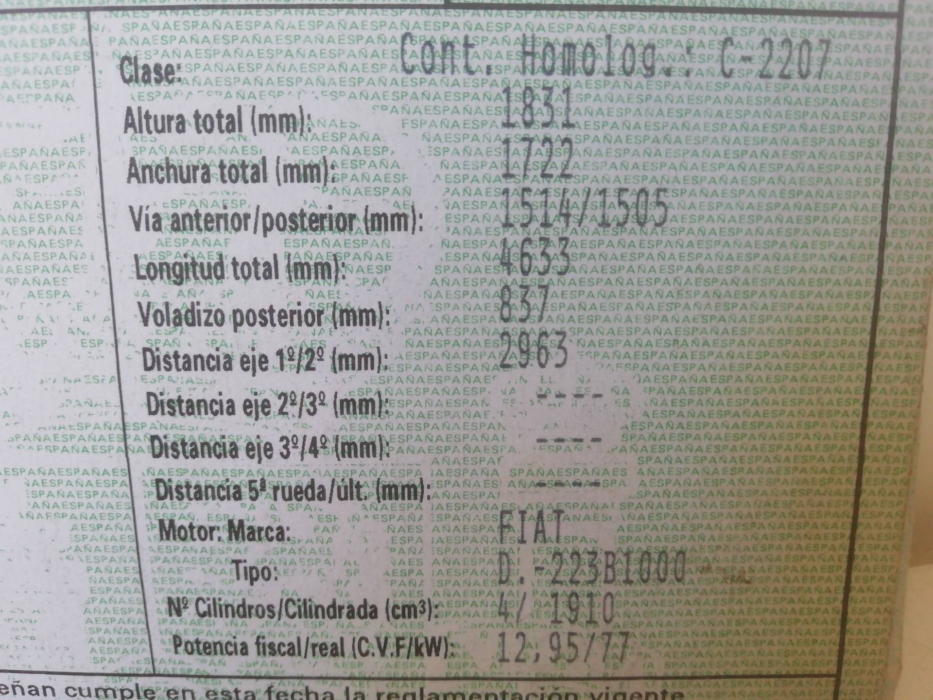 FIAT Doblo 1 generation (2001-2017) Spidometras (Prietaisų skydelis) 25209059