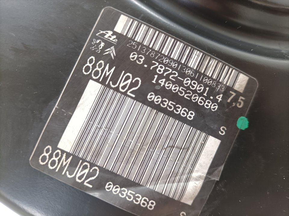 FIAT Scudo 2 generation (2007-2016) Brake Servo Booster 140052068088MJ02,140052068088MJ02,140052068088MJ02 20867675