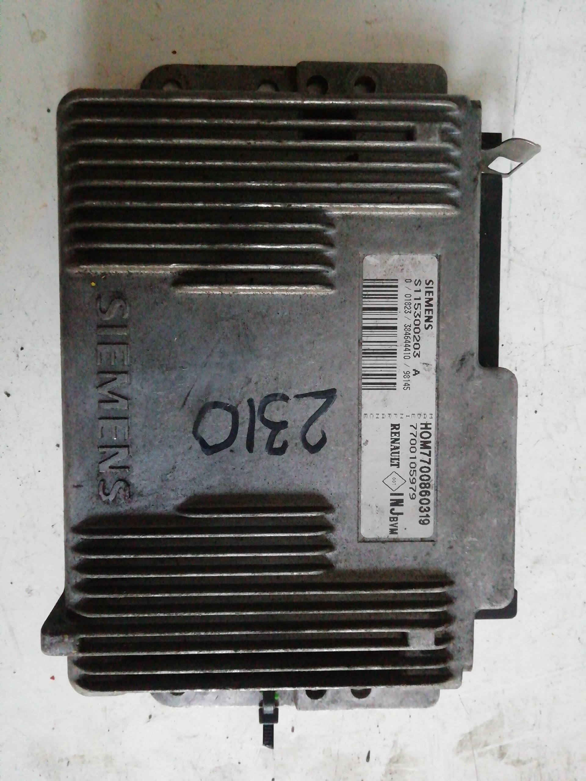 RENAULT Megane 2 generation (2002-2012) Engine Control Unit ECU 7700860319,7700860319 20850968