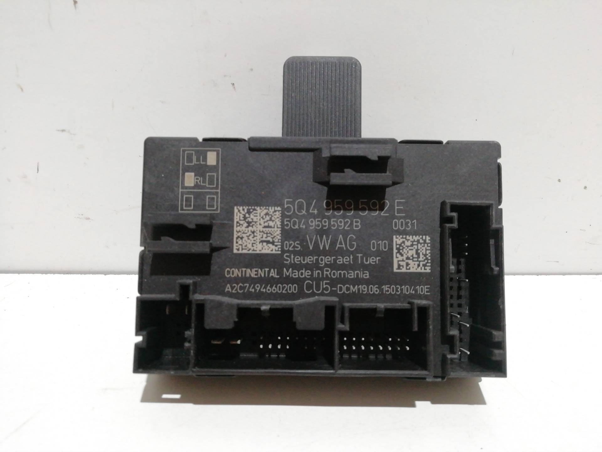 SEAT Toledo 3 generation (2004-2010) Comfort Control Unit 5Q4959592E, 5Q4959592E 20866875