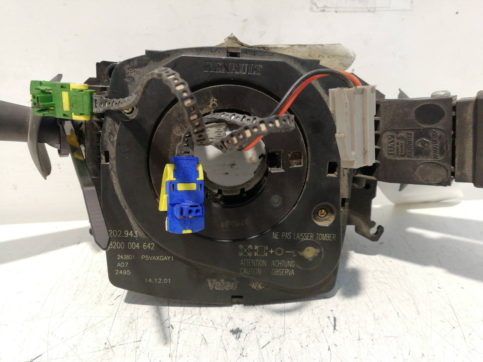 RENAULT Laguna 2 generation (2001-2007) Steering Wheel Slip Ring Squib 8200004642, 8200004642 20864134