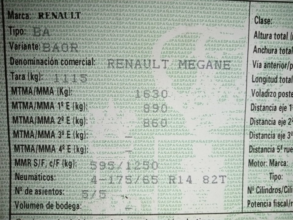 RENAULT Megane 1 generation (1995-2003) Šviesų jungiklis (jungtukas) 7700428228, 7700428228, 7700428228 23628399