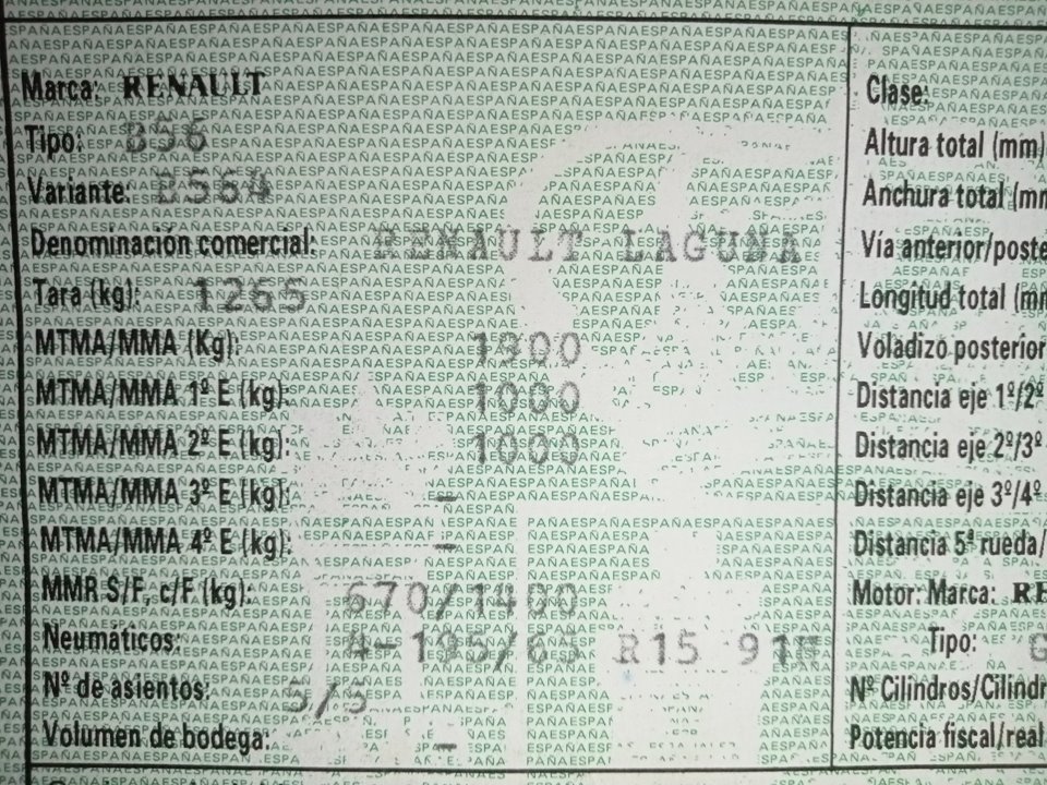 RENAULT Laguna 1 generation (1993-2001) Спидометр 25040564