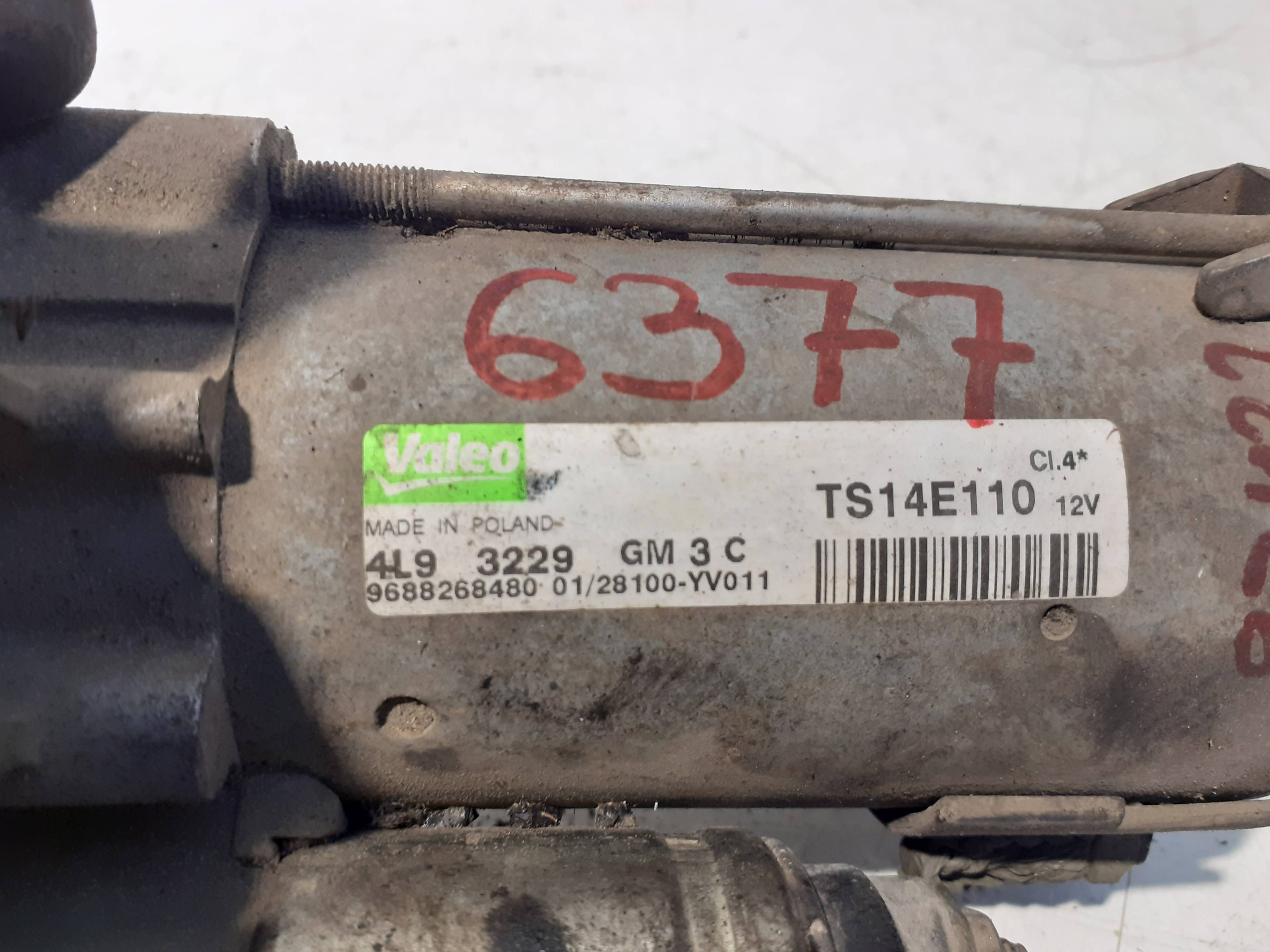 PEUGEOT Partner 2 generation (2008-2023) Starter Motor 9688268480, 9688268480 20855931