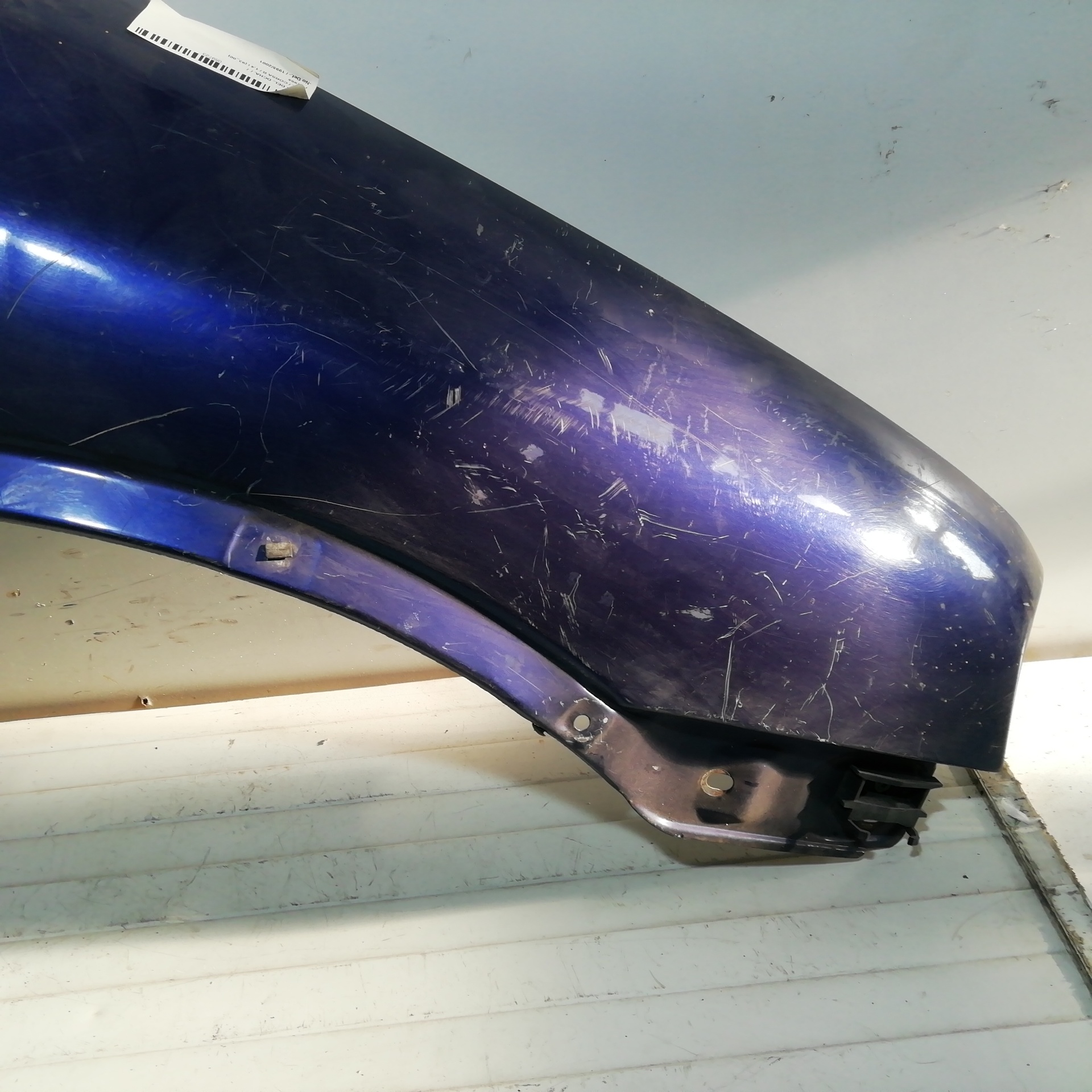 OPEL Corsa B (1993-2000) Front Right Fender AZULOSCURO,AZULOSCURO 20858144