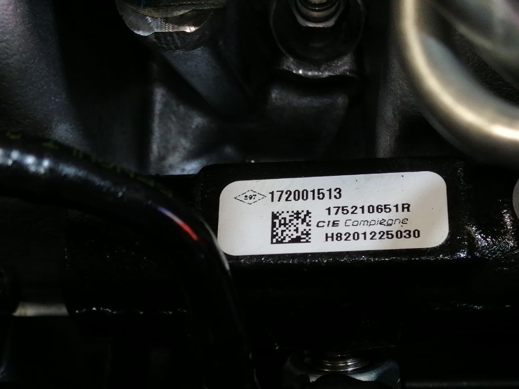 NISSAN Pulsar C13 (2014-2018) Variklis K9KF646 19162452