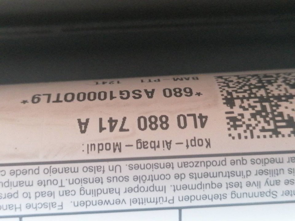 AUDI Q7 4L (2005-2015) Airbag de toit latéral gauche SRS 4L0880741A 21538335