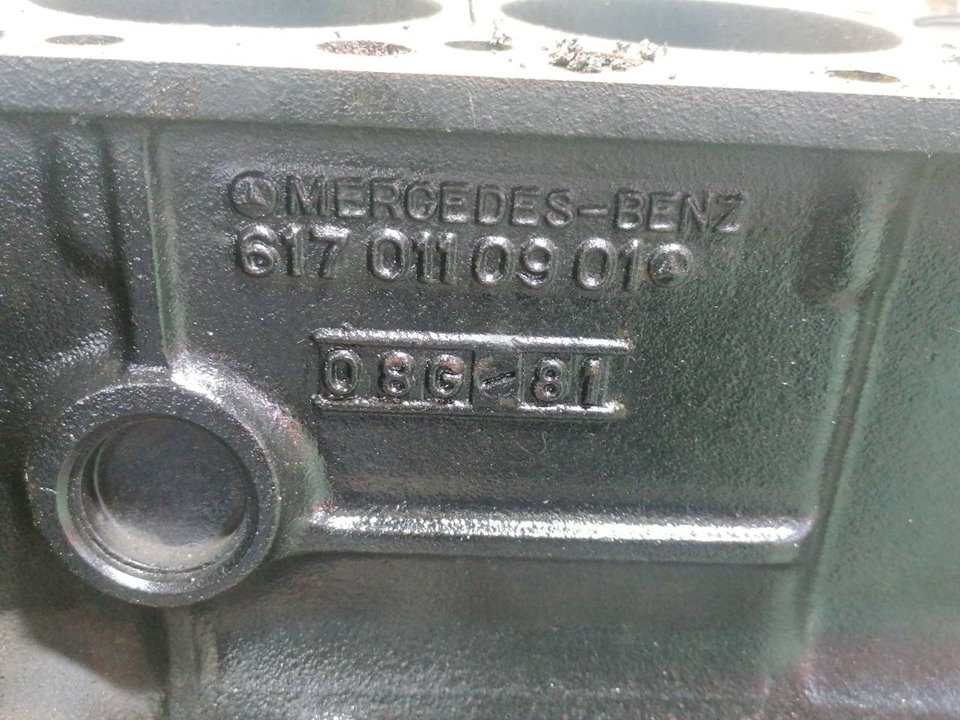 MERCEDES-BENZ W123 1 generation (1975-1985) Engine Block 6170110901 25069248