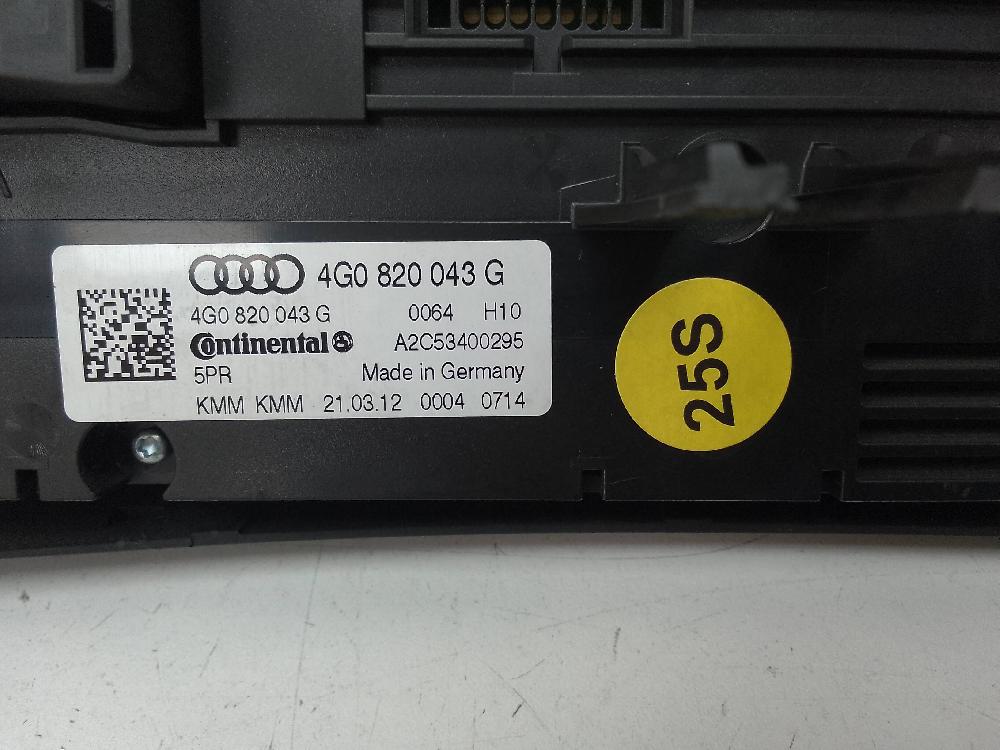 AUDI A6 allroad C7 (2012-2019) Блок клімат-контролю 4G0820043G 25688776