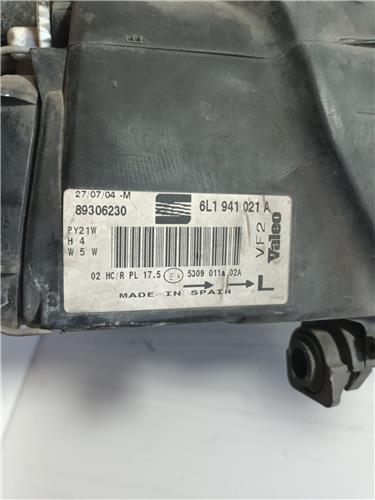 SEAT Ibiza 3 generation (2002-2008) Фара передняя левая 6L1941021A 23748694