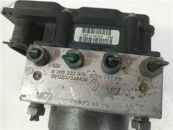 Unidad hidraulica abs D4F 784 0265232075 de Renault Grand modus 0-0 - pieza usada