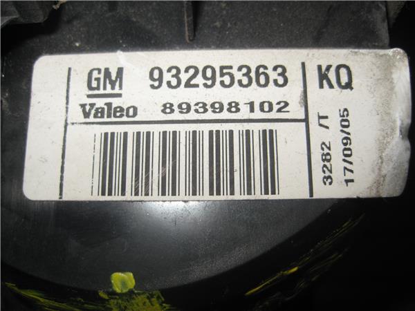 OPEL Meriva 1 generation (2002-2010) Jobb hátsó ködlámpa 93295363 26839748