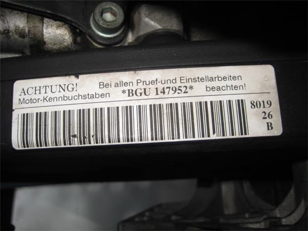 VOLKSWAGEN Golf 5 generation (2003-2009) Engine BGU147952 24858495