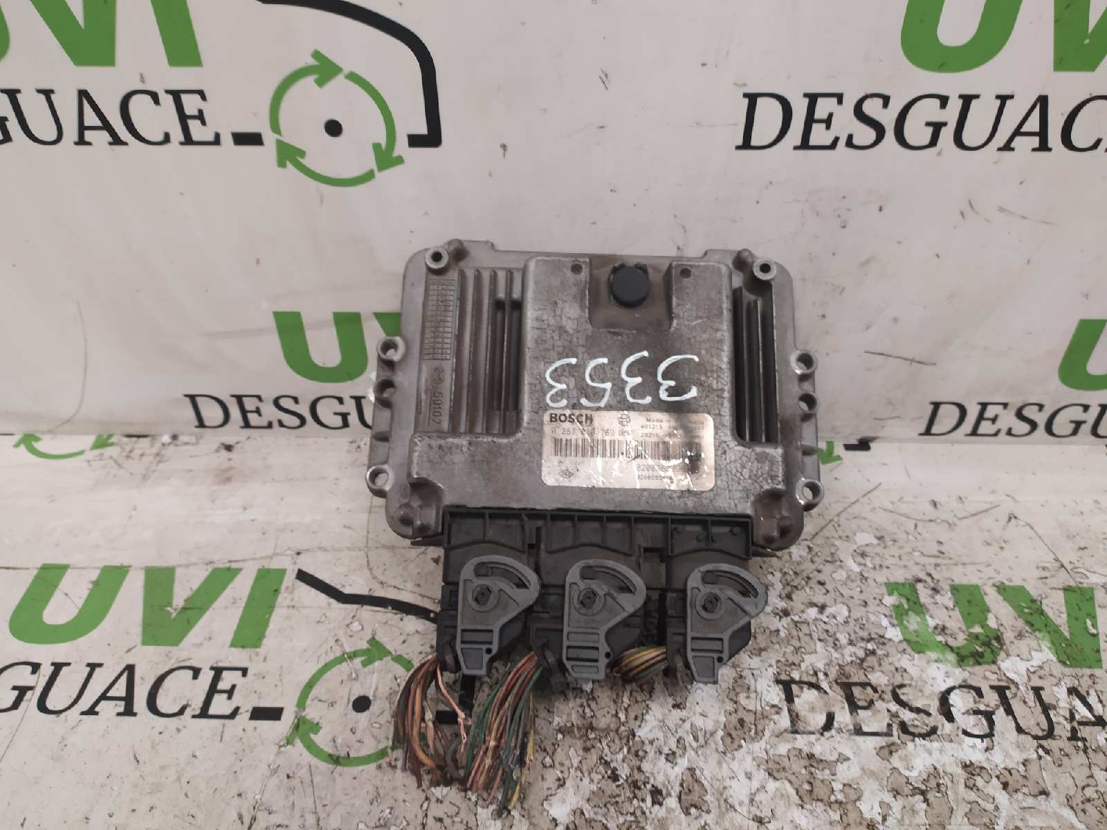 AUDI Megane 2 generation (2002-2012) Engine Control Unit ECU 8200263396,0281010769,8200285406 19977931