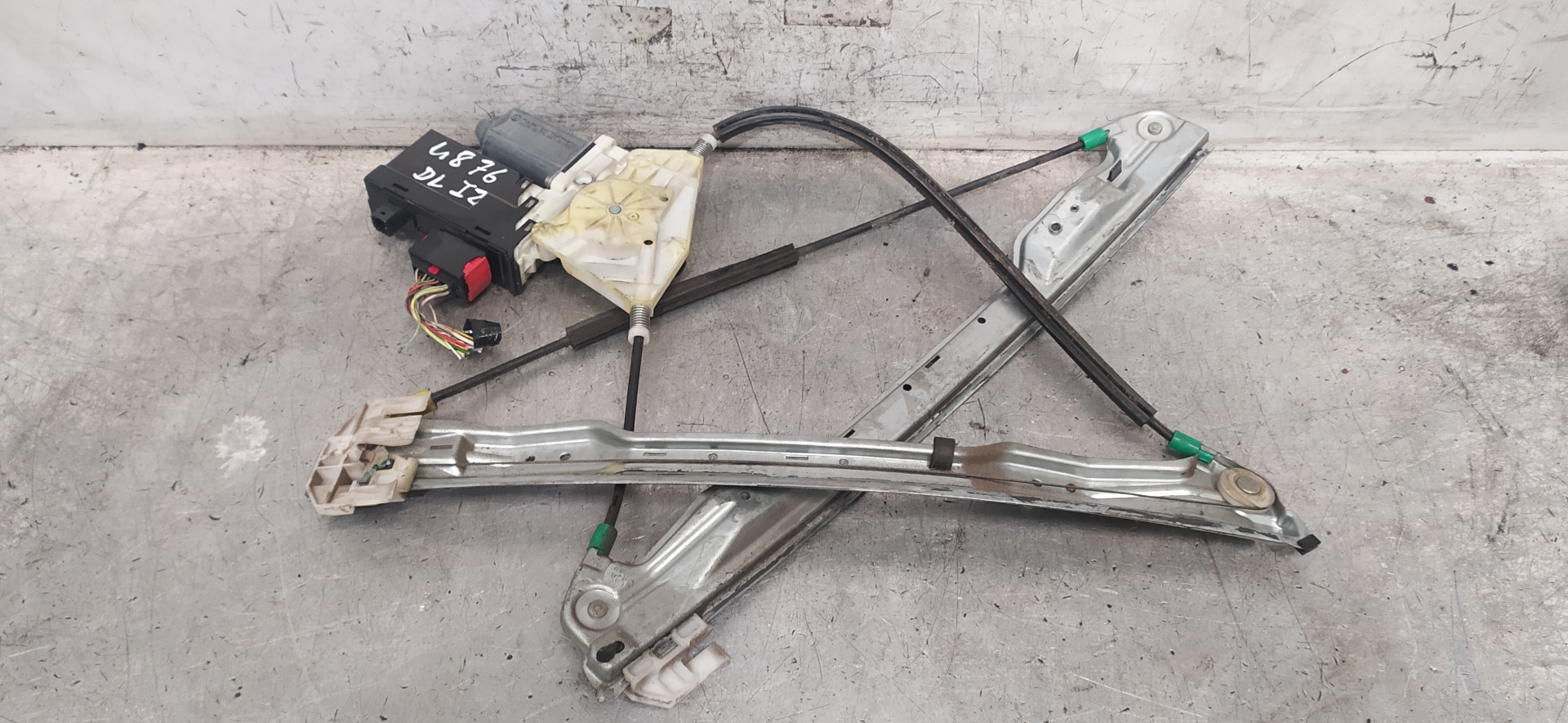 CITROËN C5 1 generation (2001-2008) Front Left Door Window Regulator 9648484780 25917095