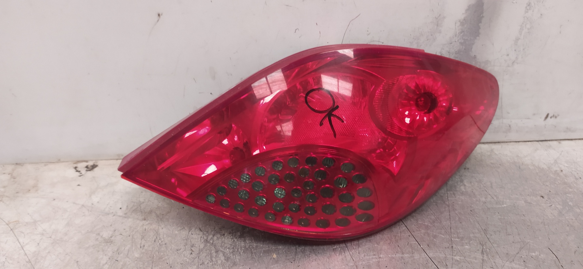 MASERATI 207 1 generation (2006-2009) Rear Right Taillight Lamp 9649986580 20102483