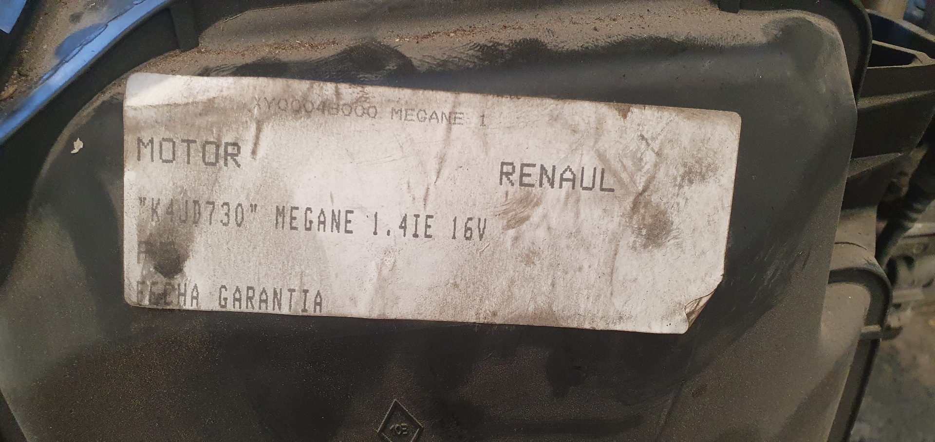 RENAULT Megane 2 generation (2002-2012) Variklis K4J740 20125885