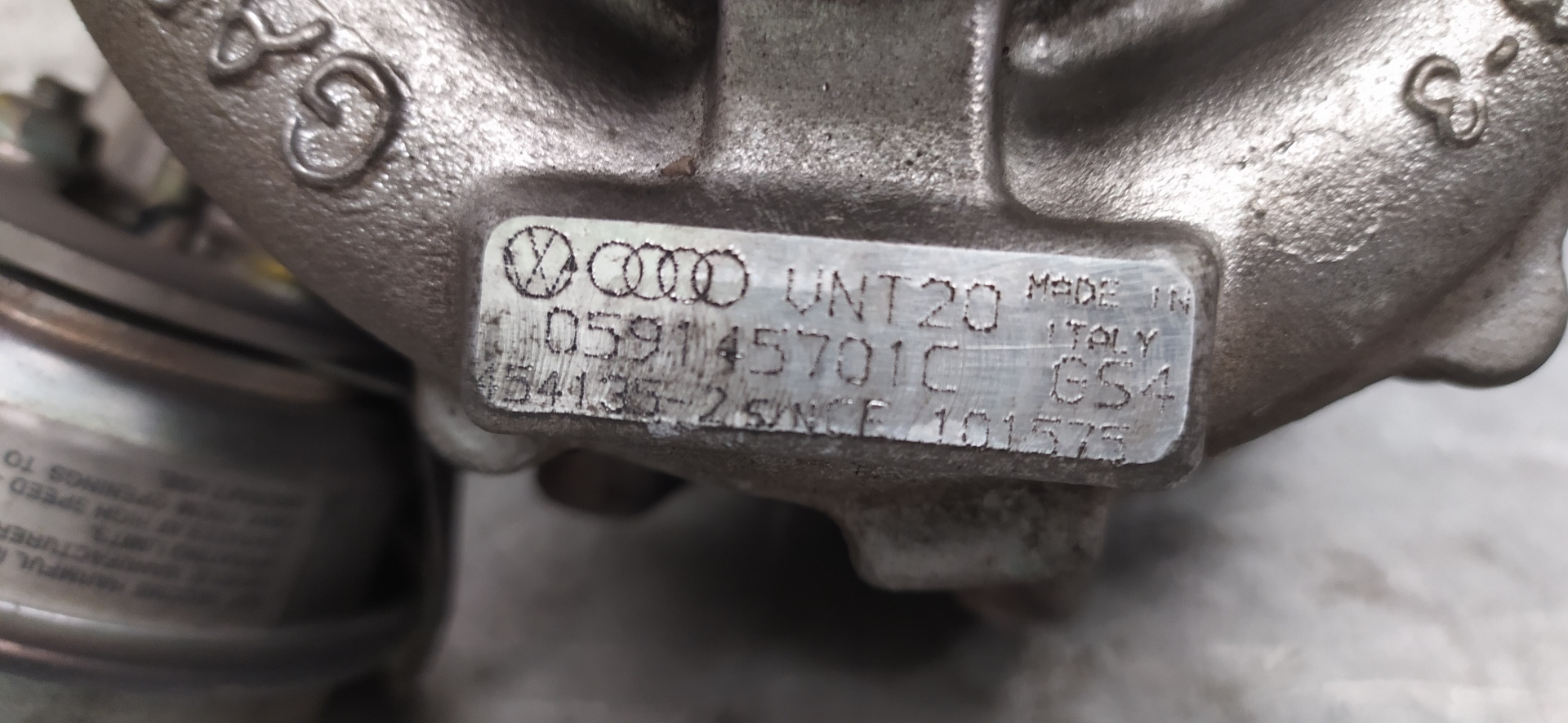 AUDI A6 C5/4B (1997-2004) Tурбина 059145701C 25188317