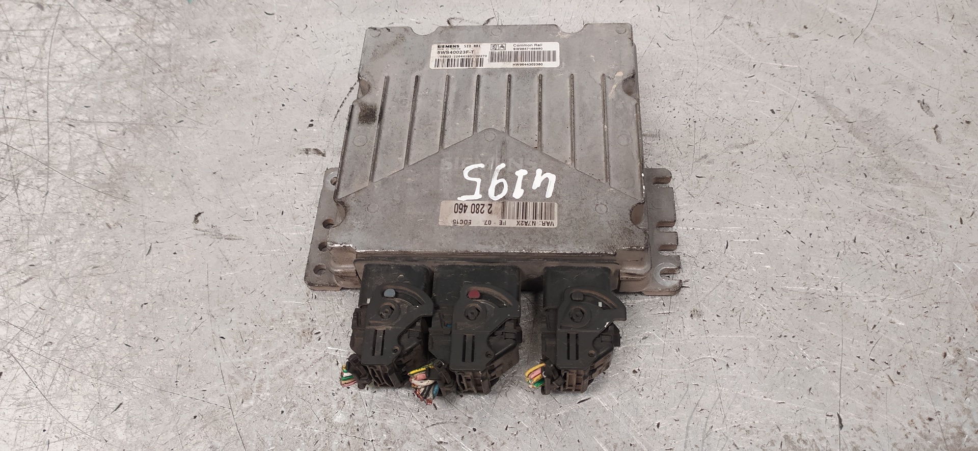 SUBARU Xsara 1 generation (1997-2004) Motorstyrenhet ECU SW9647166880, 9644302380 20094914