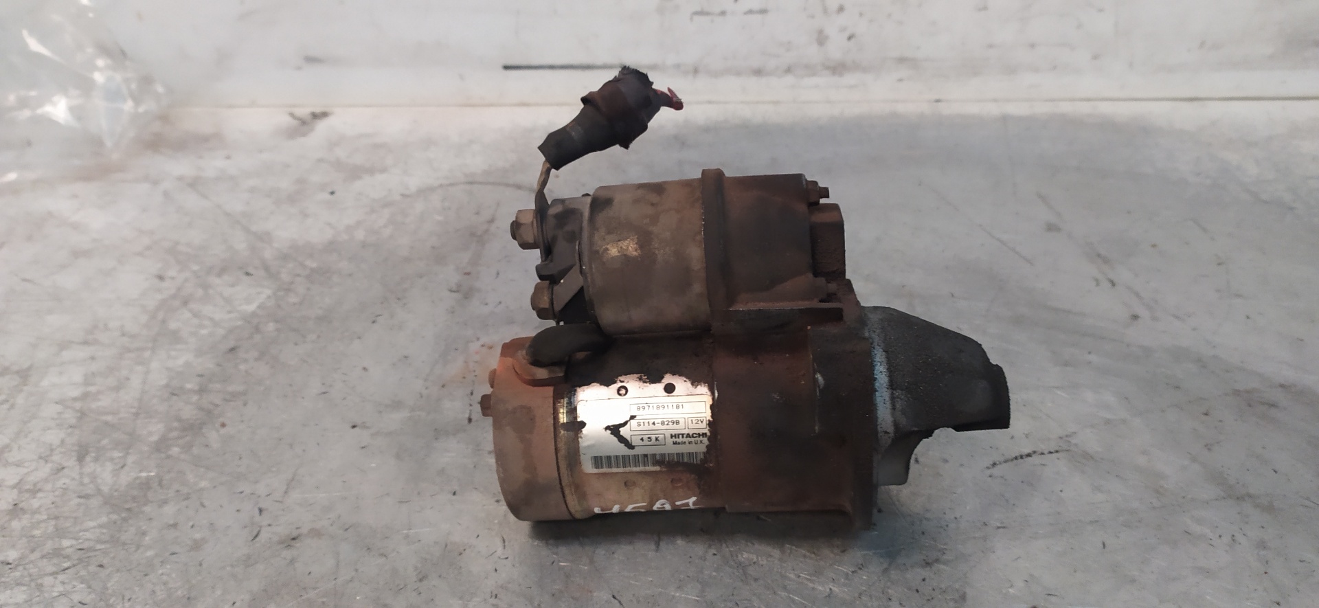 OPEL Astra J (2009-2020) Starter Motor 8971891181, S114829B 20121508