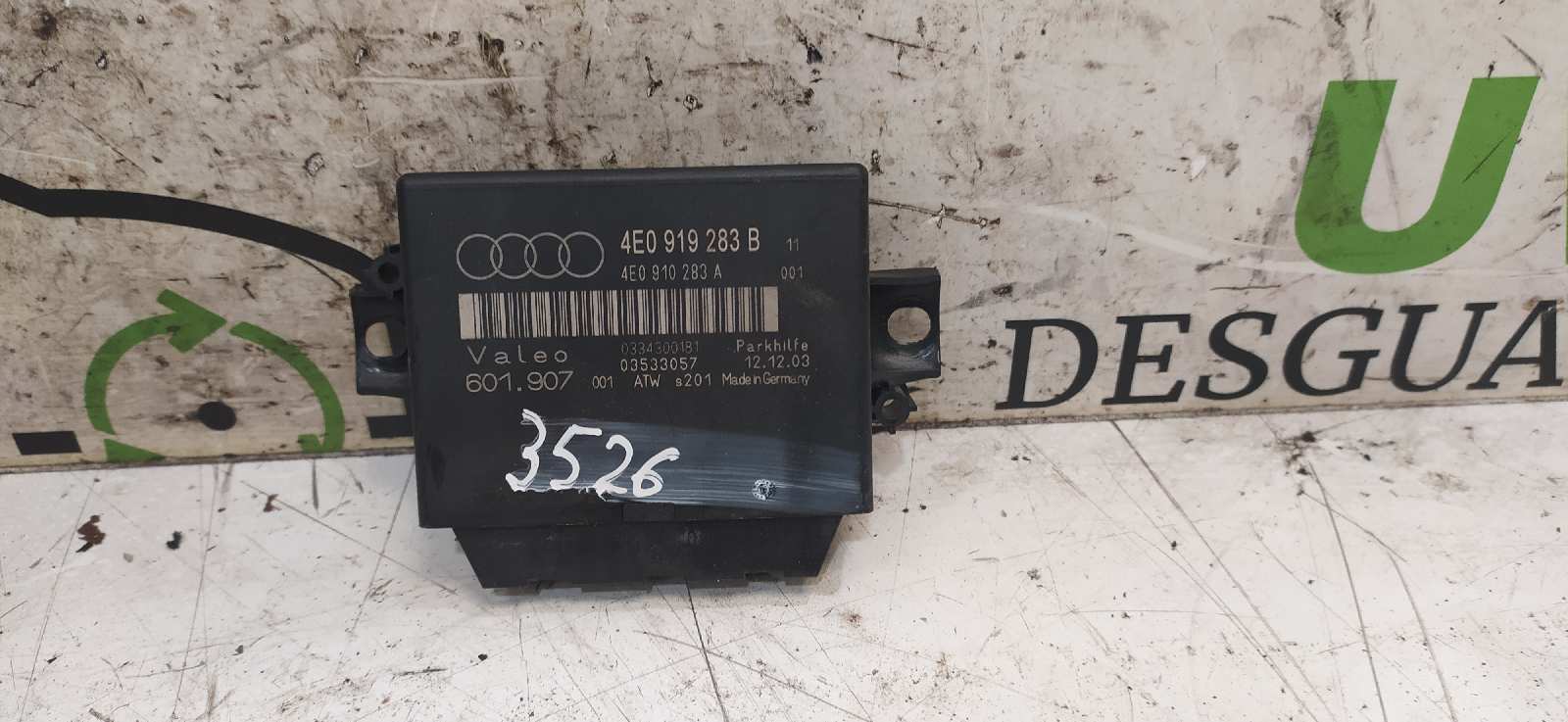 AUDI A8 D3/4E (2002-2010) Другие блоки управления 4E0910181B0247, 4E0907801 25906703