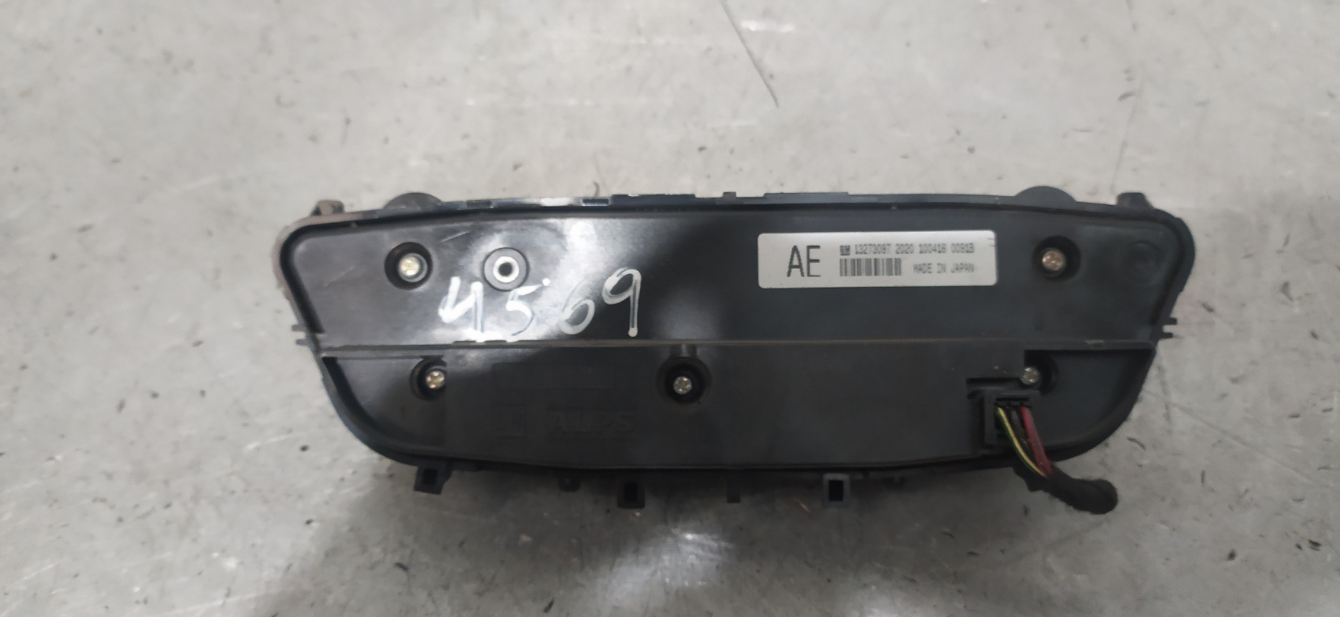 OPEL Insignia A (2008-2016) Climate  Control Unit 13273097,20201004160091B 20120712