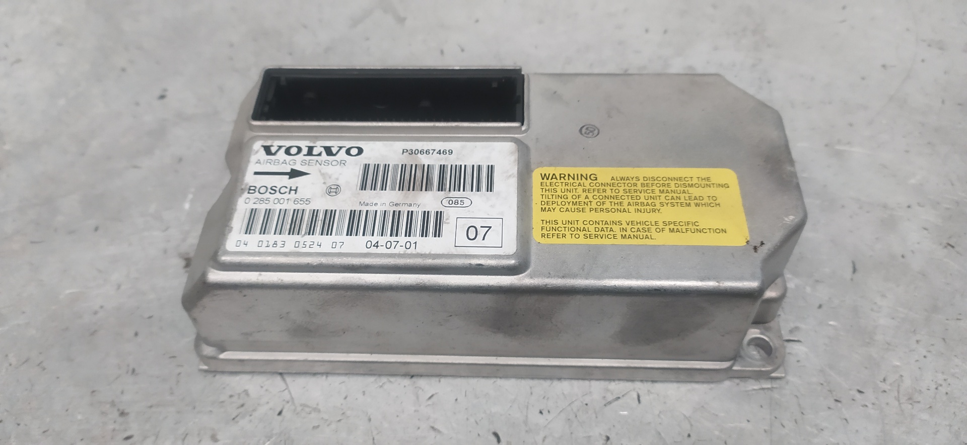 VOLVO XC70 2 generation (2000-2007) Блок SRS p30667469, 0285001655 20092730