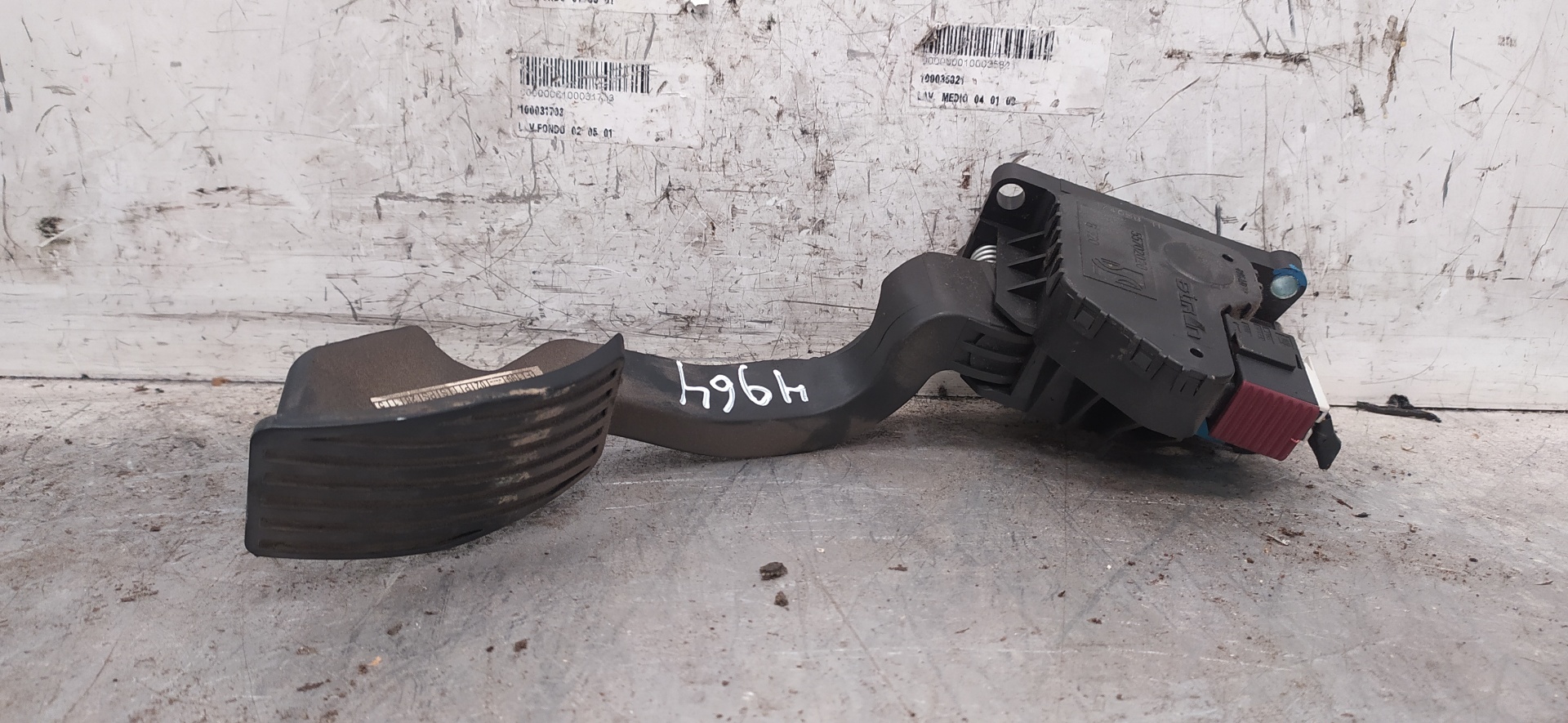 FIAT Grande Punto 1 generation (2006-2008) Throttle Pedal 55702020 23390927