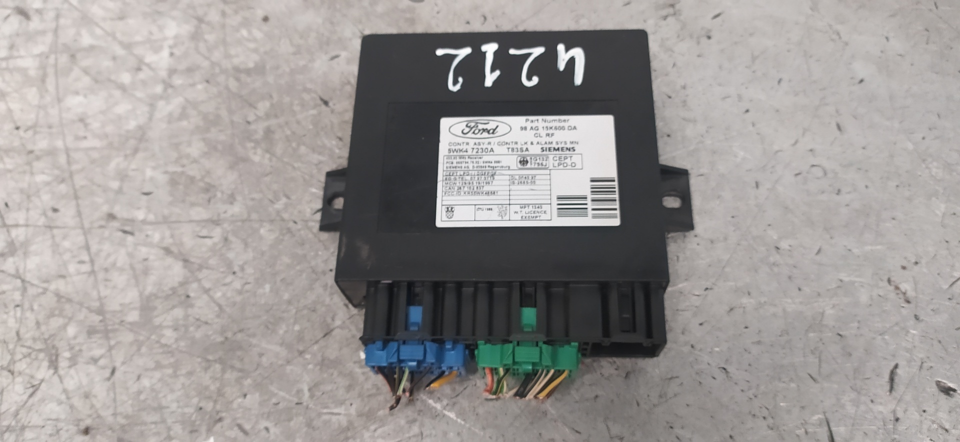 VOLKSWAGEN Focus 1 generation (1998-2010) Other Control Units 5wk47230a 20096374